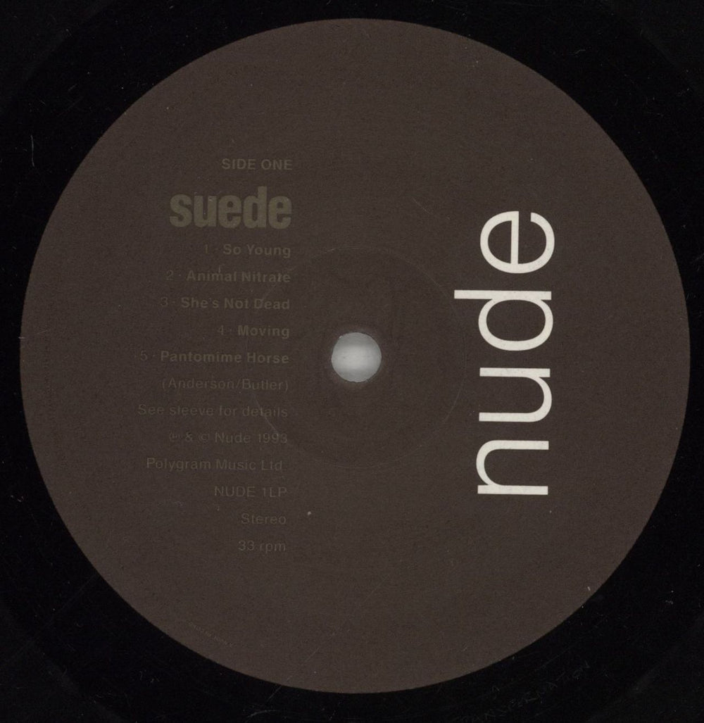 Suede Suede + Promo Bag - VG UK vinyl LP album (LP record) SUELPSU875553