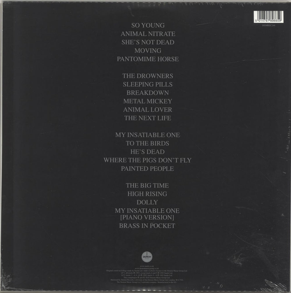 Suede Suede - RSD18 - Silver Vinyl - Sealed UK 2-LP vinyl record set (Double LP Album) SUE2LSU695038