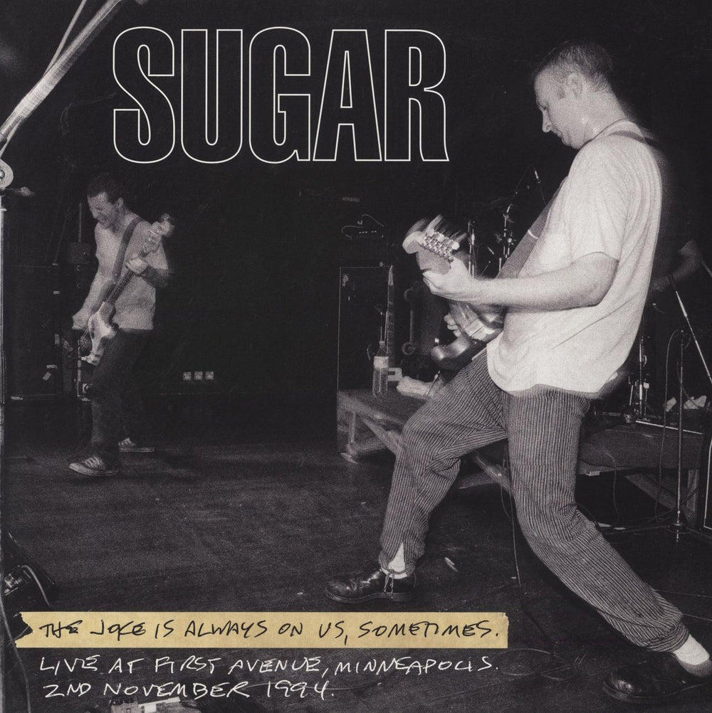 Sugar (90s) The Joke Is Always On Us, Sometimes - 180g Clear Vinyl UK vinyl LP album (LP record) DEMREC647