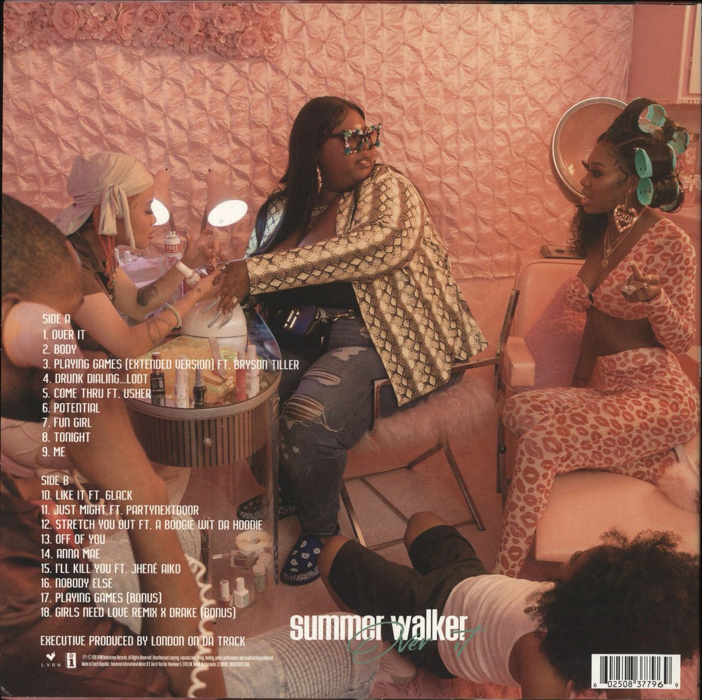 Summer Walker Over It - 180gm UK vinyl LP album (LP record)