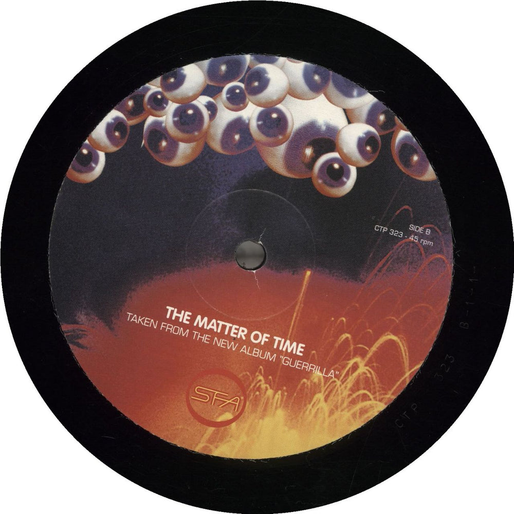 Super Furry Animals Fire In My Heart UK Promo 12" vinyl single (12 inch record / Maxi-single) SFA12FI202988