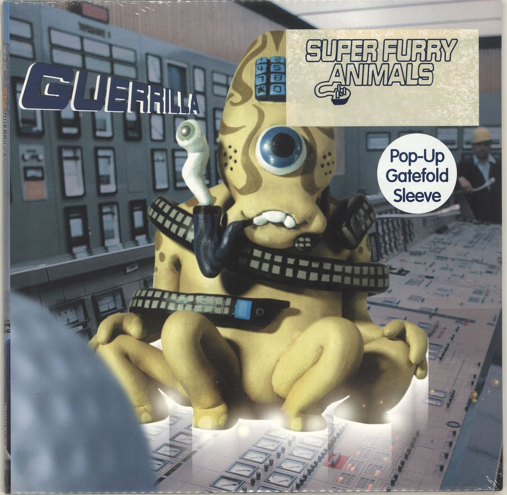 Super Furry Animals Guerrilla - Pop-up Sleeve + Sealed UK 2-LP vinyl record set (Double LP Album) CRELP242