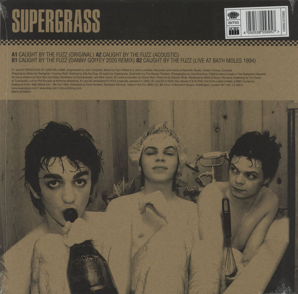 Supergrass Caught By The Fuzz - RSD 2020 - Sealed UK 10" vinyl single (10 inch record) 4050538556957