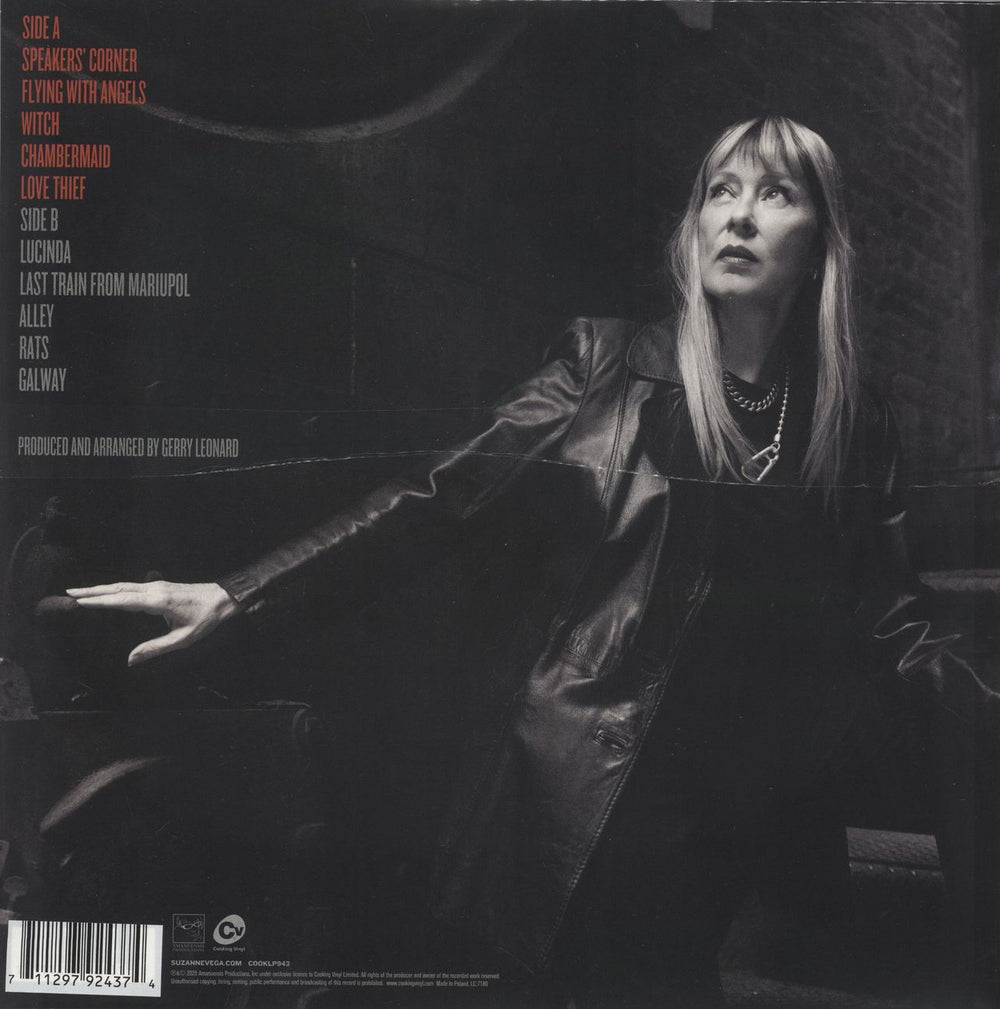 Suzanne Vega Flying With Angels - Red Smoke Vinyl - Sealed UK vinyl LP album (LP record) 711297924374
