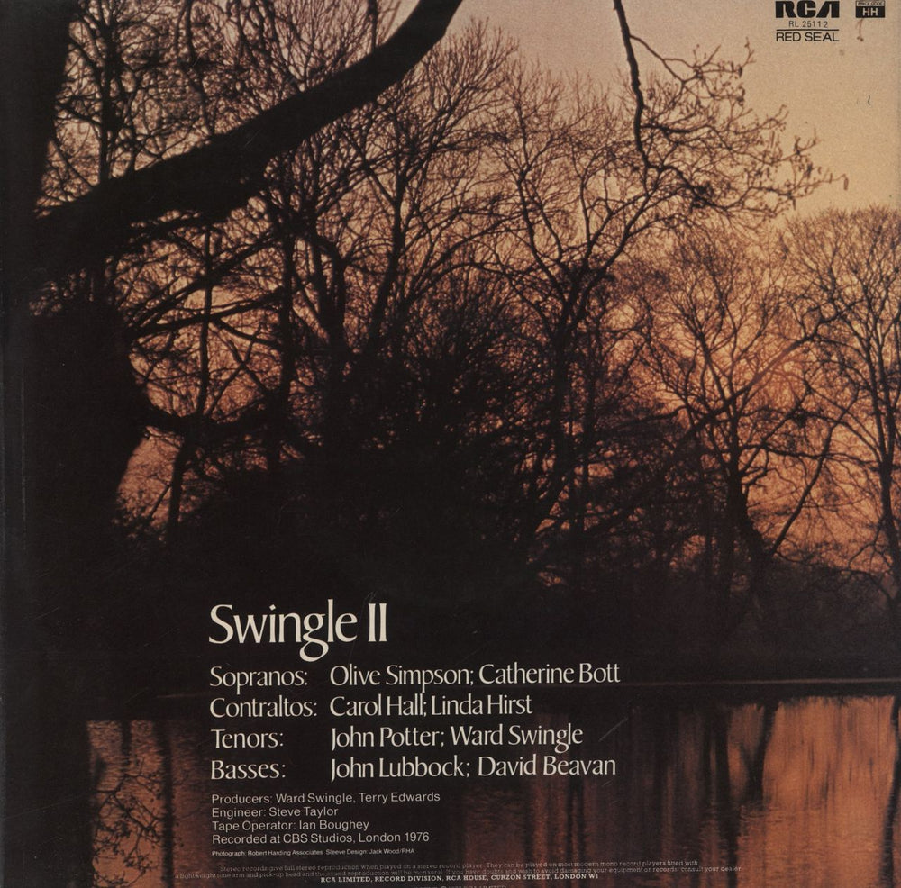 Swingle II Swingle II UK vinyl LP album (LP record)