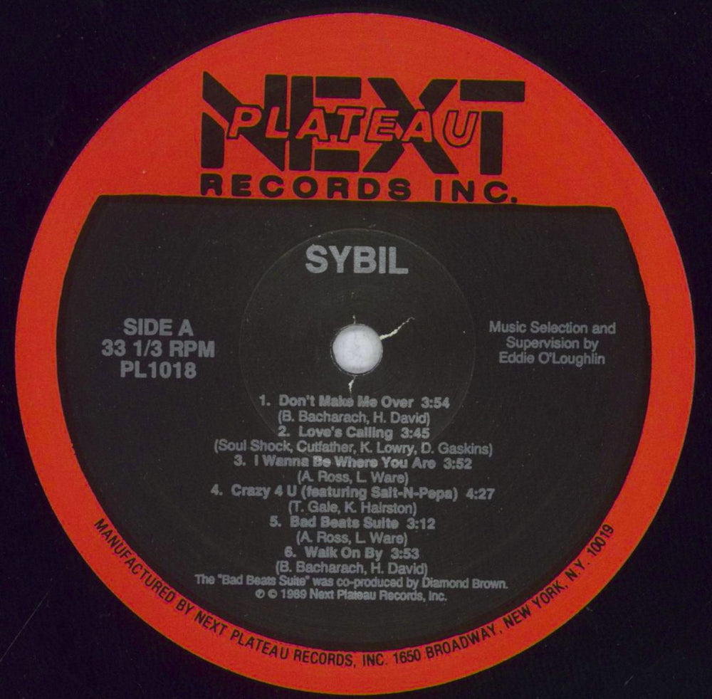 Sybil Sybil US vinyl LP album (LP record) SYBLPSY848011