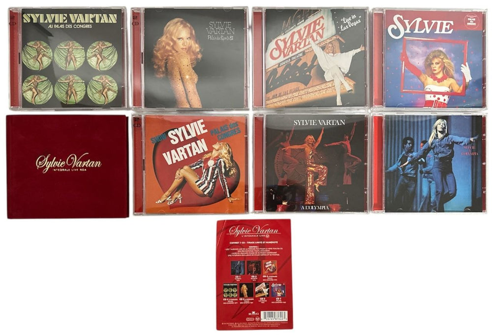 Sylvie Vartan L'integrale Live RCA - 7-CD Box Set French CD Album Box Set VIEDXLI859536