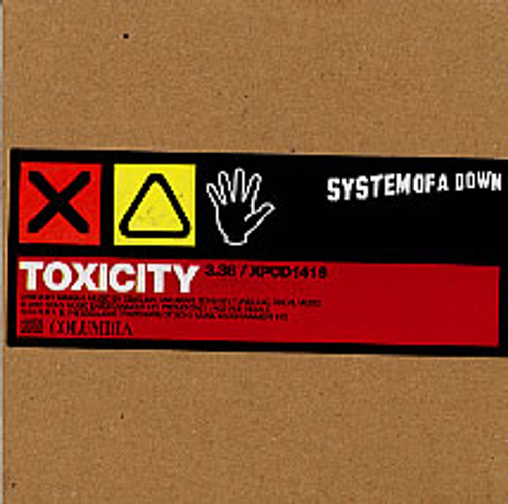 System Of A Down Toxicity UK Promo CD single (CD5 / 5") XPCD1416