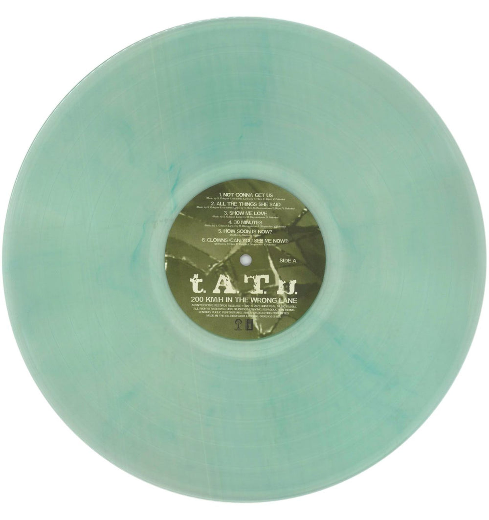 t.A.T.u. 200 KM/H In The Wrong Lane - RSD 2021 - Coke Bottle Clear Vinyl UK vinyl LP album (LP record) TATLPKM849966