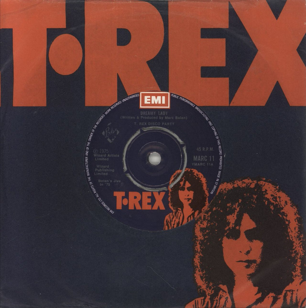 T-Rex / Tyrannosaurus Rex Dreamy Lady UK 7" vinyl single (7 inch record / 45) MARC11