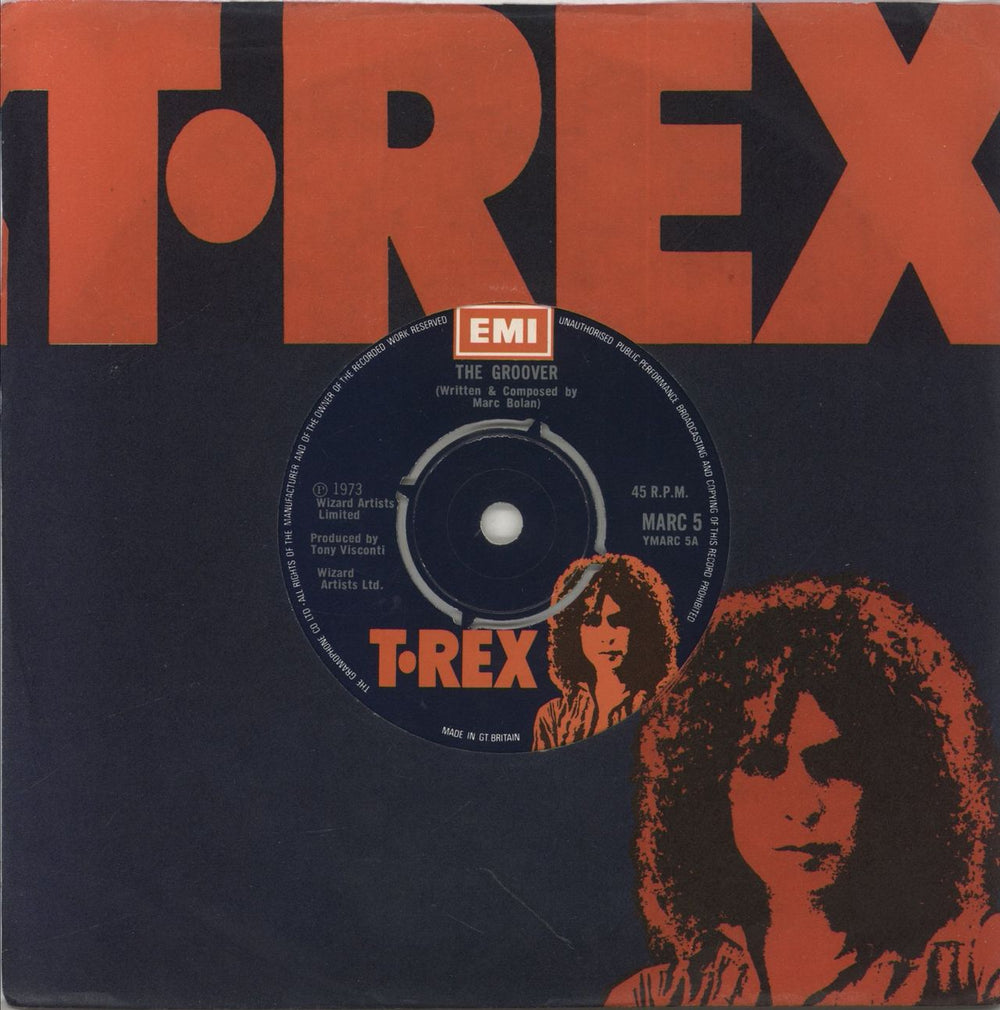 T-Rex / Tyrannosaurus Rex The Groover - 4pr UK 7" vinyl single (7 inch record / 45) MARC5