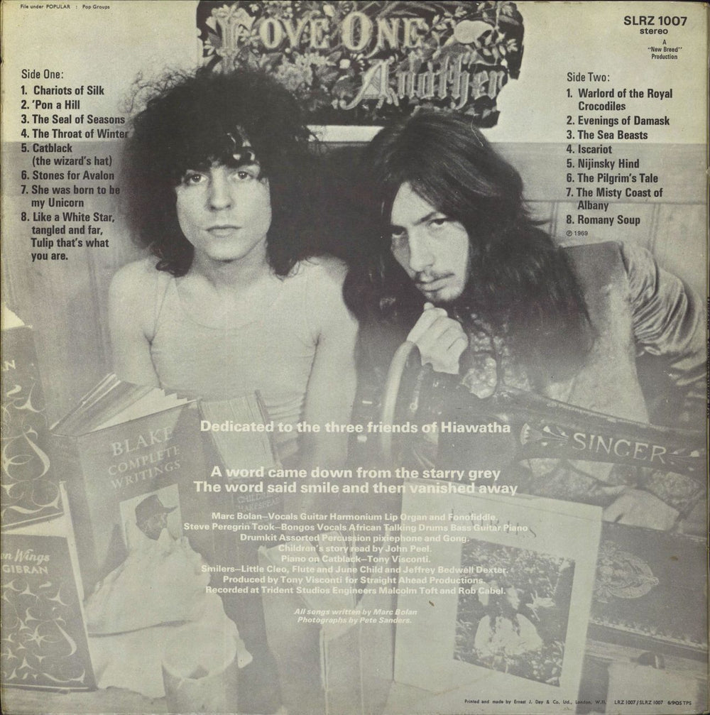 T-Rex / Tyrannosaurus Rex Unicorn - 1st - EX UK vinyl LP album (LP record)