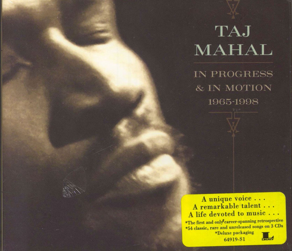 Taj Mahal In Progress & In Motion 1965-1998 - Sealed US 3-CD album set (Triple CD) C3K64919