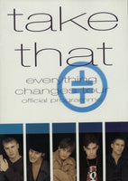 Take That Everything Changes Tour + Merchandise Insert UK tour programme CONCERT PROGRAM