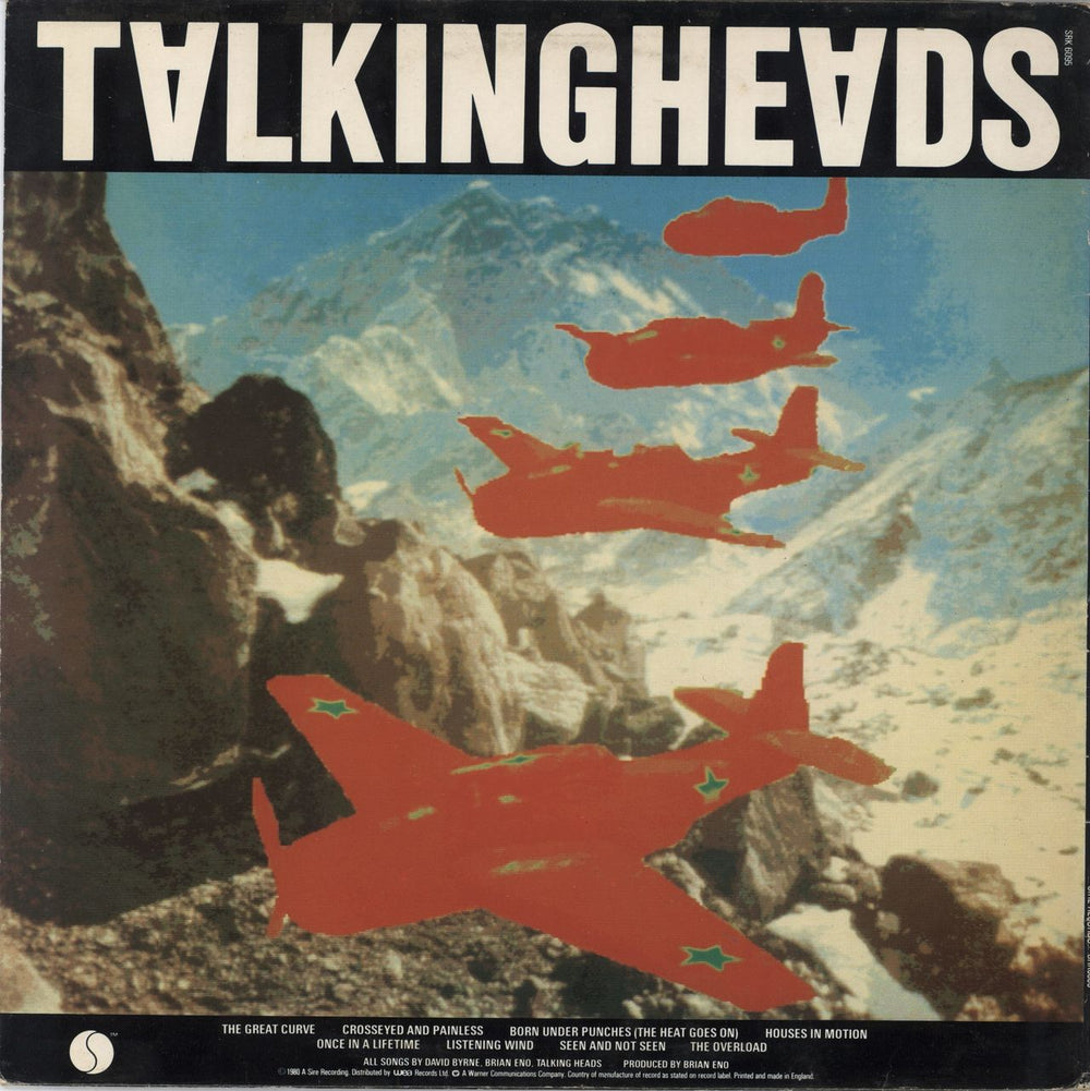 Talking Heads Remain In Light - 1st - VG + Inner & Insert UK vinyl LP album (LP record)