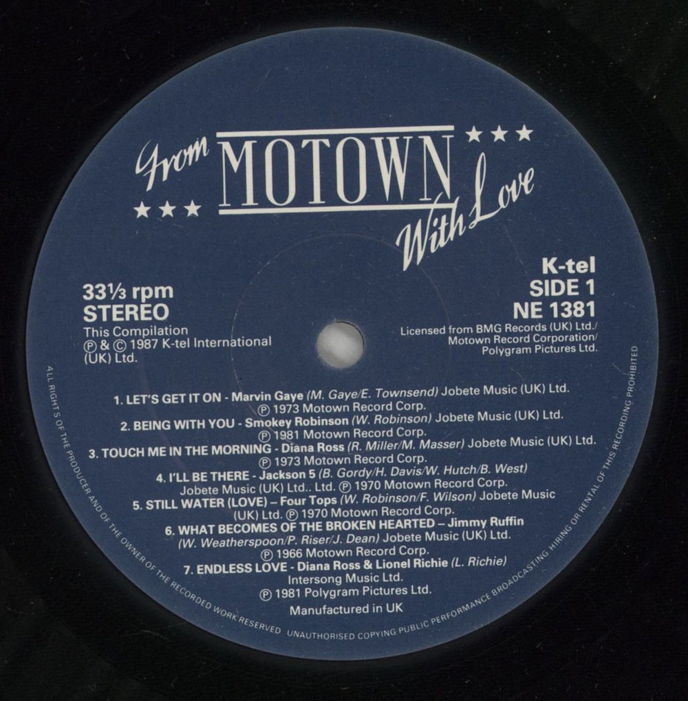 Tamla Motown From Motown With Love - shrink UK 2-LP vinyl record set (Double LP Album) MTW2LFR875241