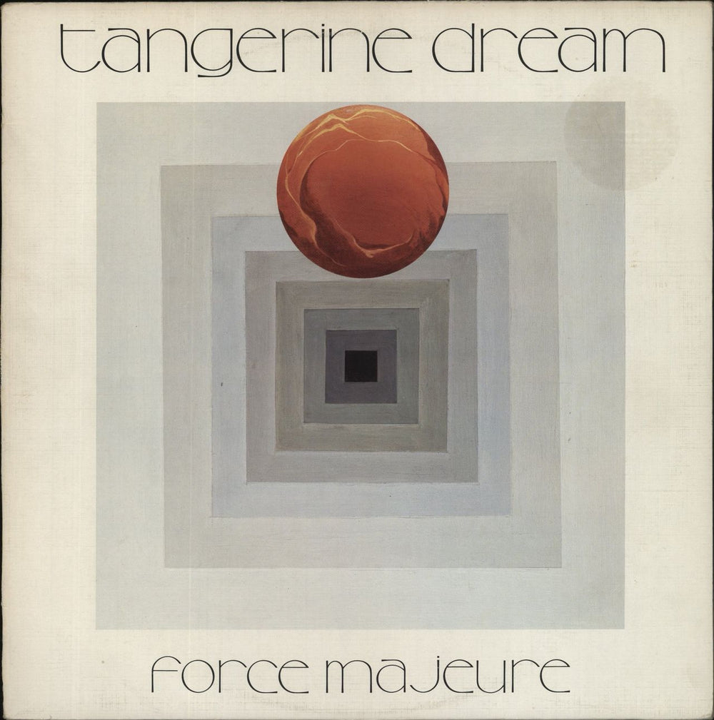 Tangerine Dream Force Majeure - Clear Vinyl - EX UK vinyl LP album (LP record) V2111