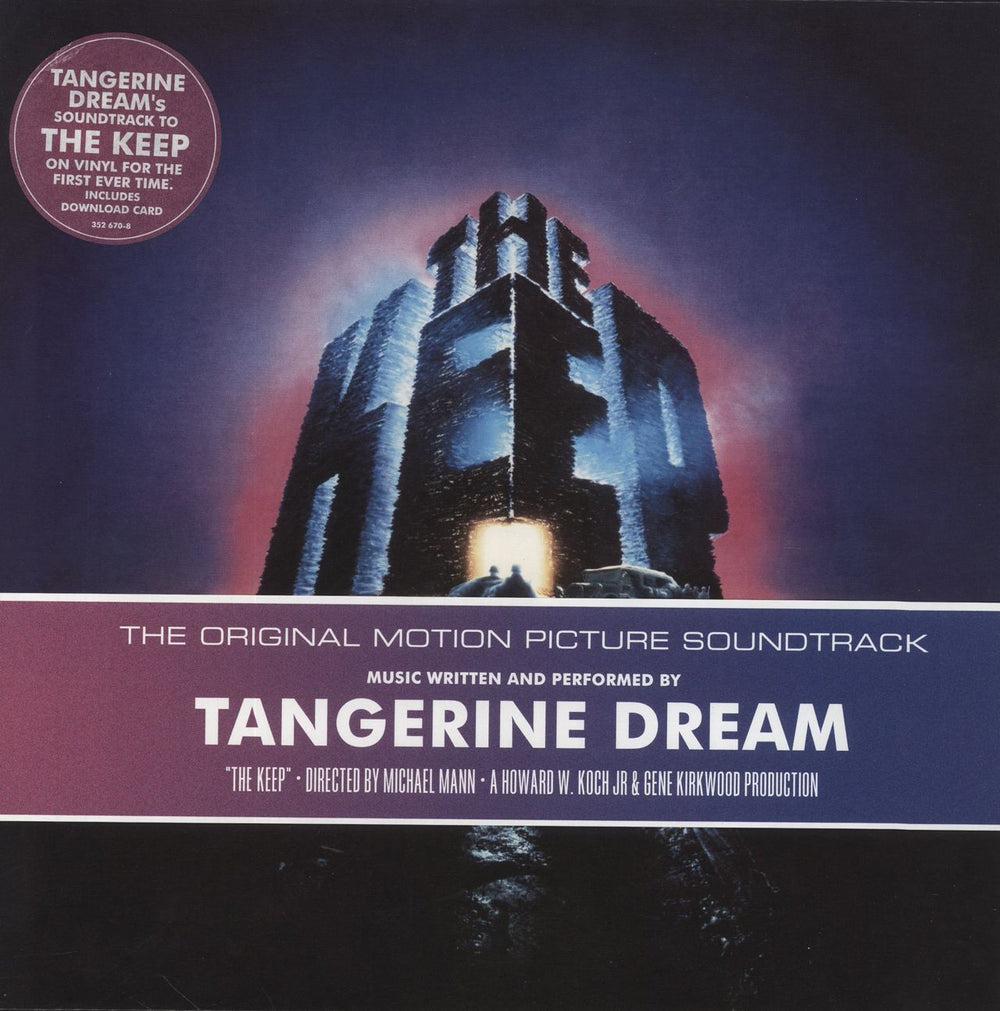 Tangerine Dream The Keep - RSD 2021 - Belly Band + Stickered UK vinyl LP album (LP record) 352670-8
