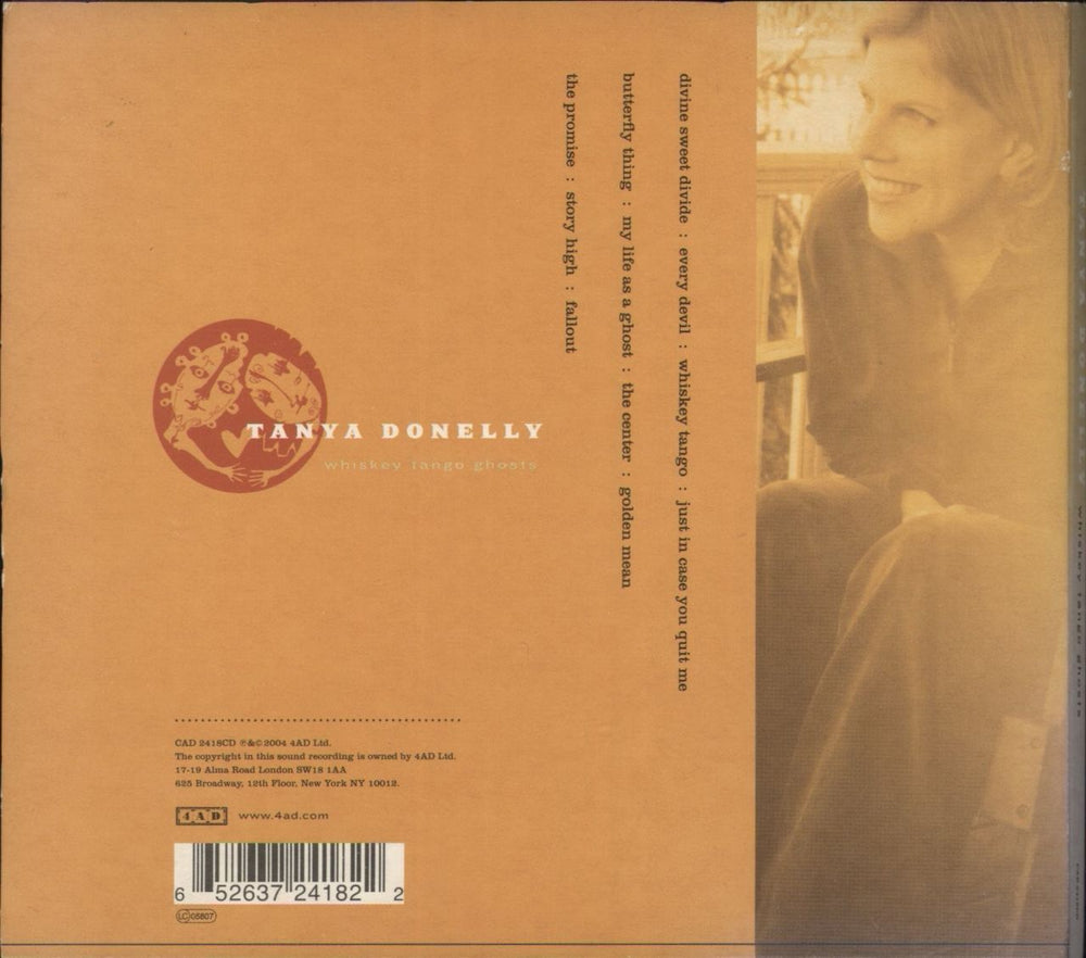 Tanya Donelly Whiskey Tango Ghosts UK CD album (CDLP) 652637241822