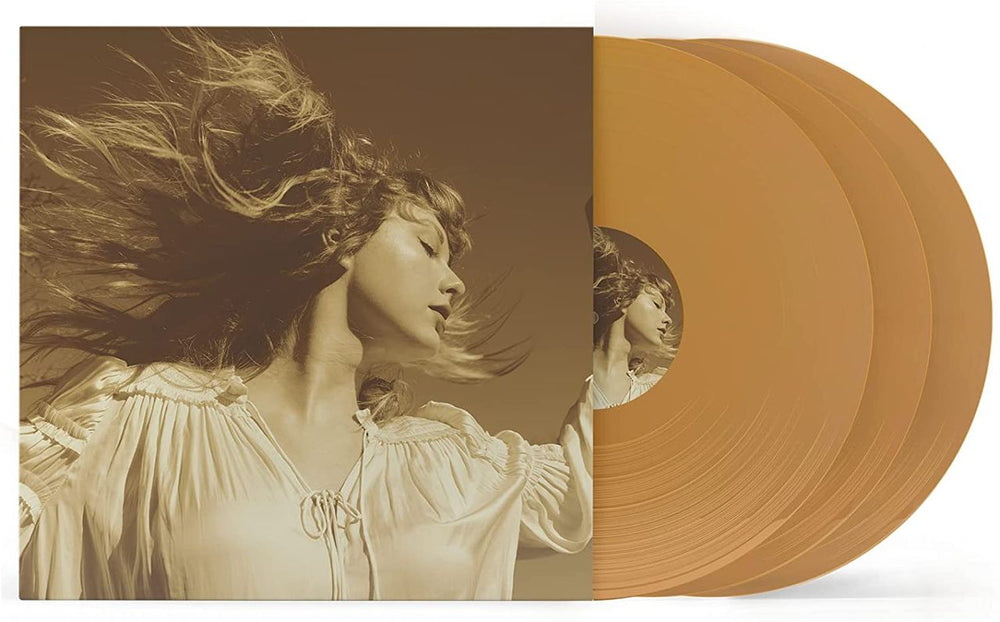 Taylor Swift Fearless (Taylor's Version) - Gold Vinyl - Sealed US 3-LP vinyl record set (Triple LP Album) B0033579-01