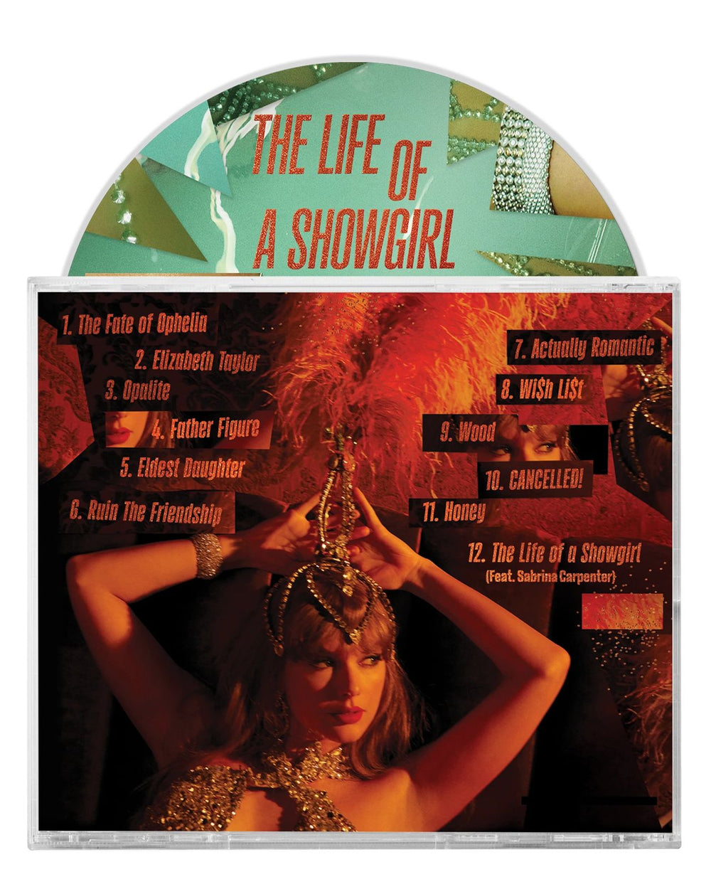 Taylor Swift The Life Of A Showgirl - Sweat & Vanilla Perfume Edition CD + Poster - Sealed UK vinyl LP album (LP record) T50LPTH876134