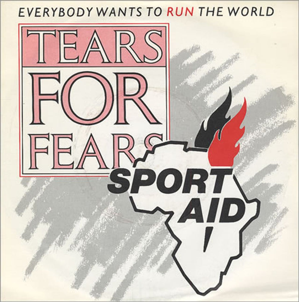 Tears For Fears Everybody Wants To Run The World UK 7" vinyl single (7 inch record / 45) RACE1