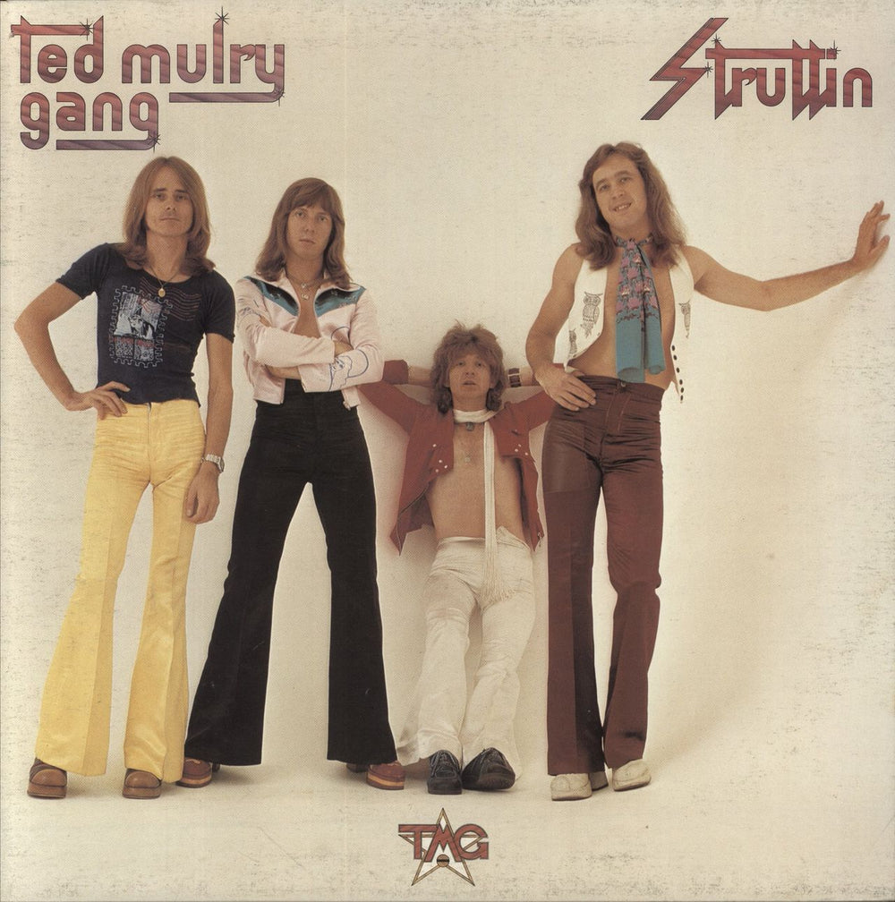 Ted Mulry Gang Struttin Australian vinyl LP album (LP record) APLP018