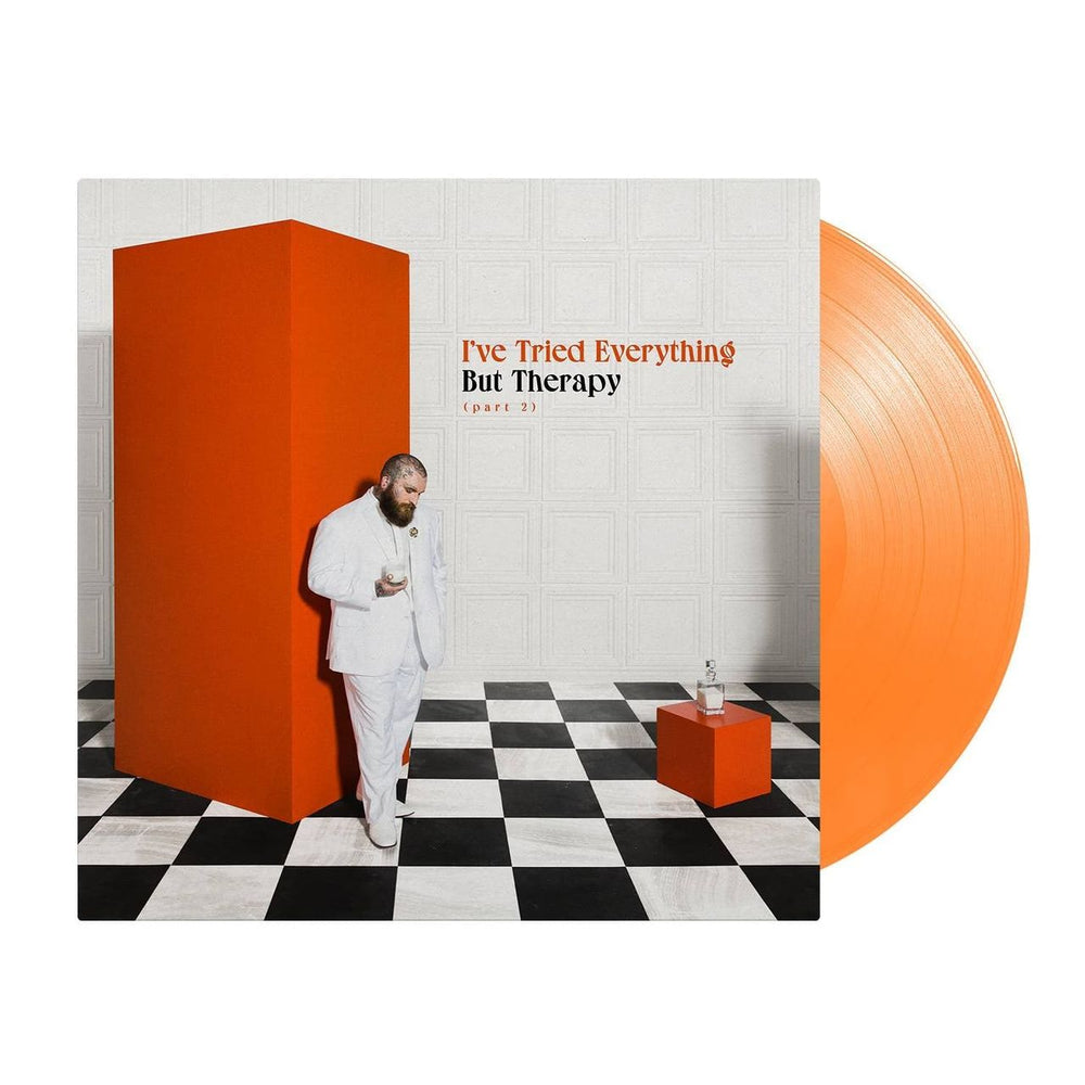 Teddy Swims I've Tried Everything But Therapy (Part 2) - Orange Crush Vinyl - Sealed UK vinyl LP album (LP record) 093624836407