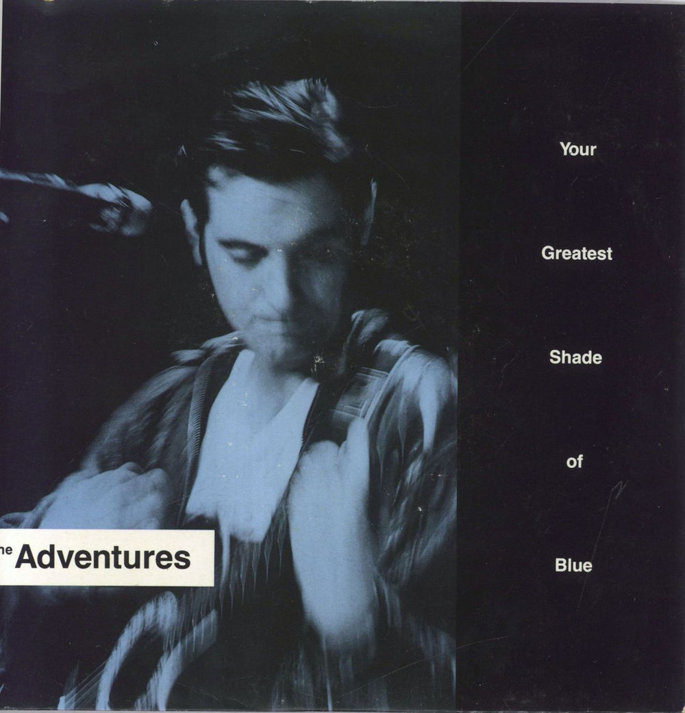 The Adventures Your Greatest Shade Of Blue - Promo Stickered UK 7" vinyl single (7 inch record / 45) EKR106