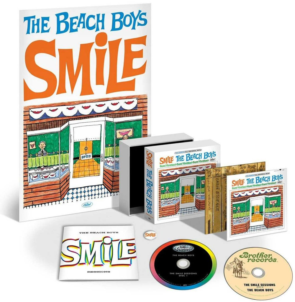 The Beach Boys Smile Sessions - Box UK CD Album Box Set BBODXSM714717