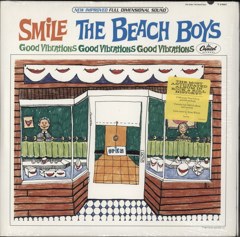 The Beach Boys The Smile Sessions - Sealed US 2-LP vinyl record set (Double LP Album) T2580