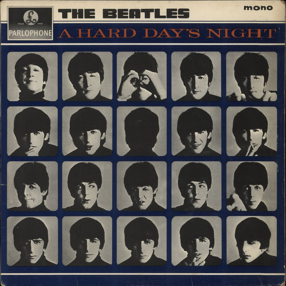 The Beatles A Hard Day's Night - 1st - G&L - EX UK vinyl LP album (LP record) PMC1230