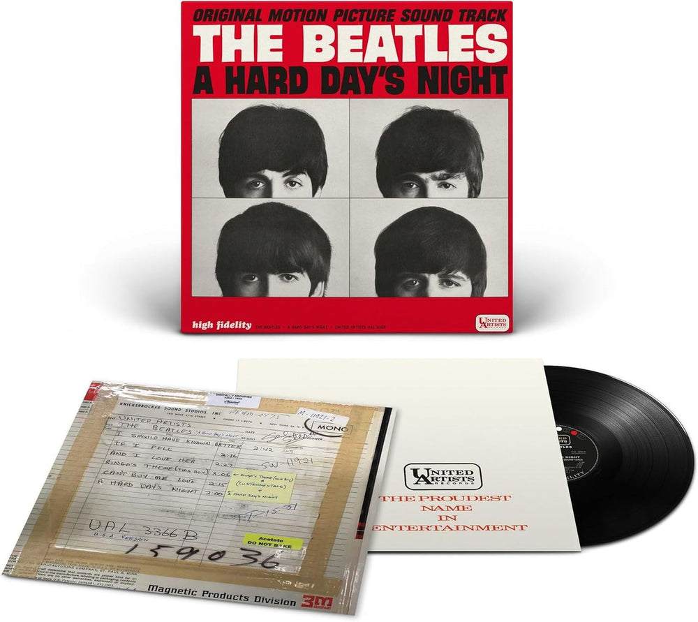 The Beatles A Hard Day's Night - US Mono Edition - Remastered 180 Gram - Sealed UK vinyl LP album (LP record) BTLLPAH851007
