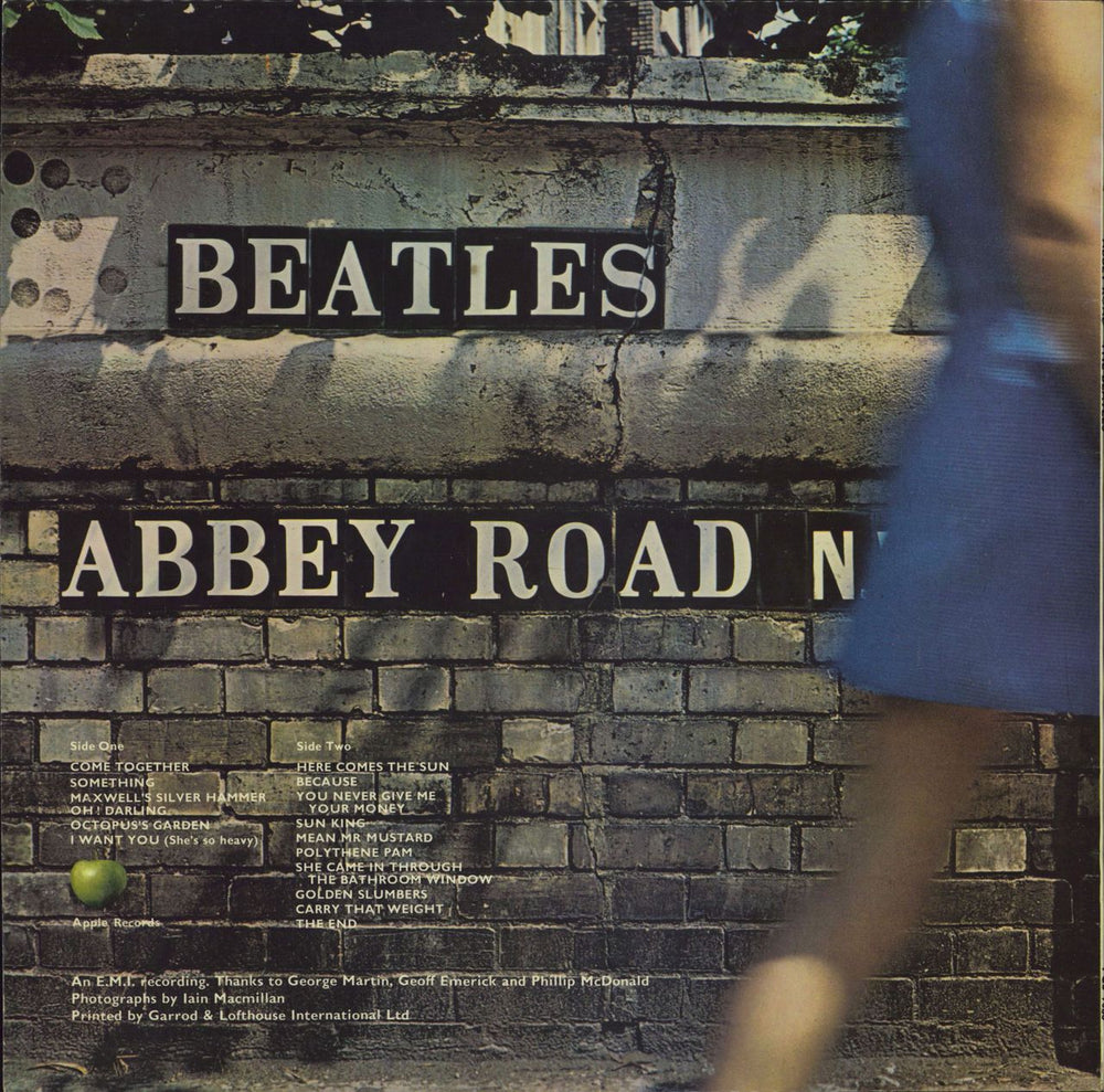 The Beatles Abbey Road - 2nd UK vinyl LP album (LP record)