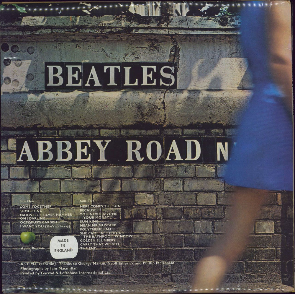 The Beatles Abbey Road - Green Vinyl UK vinyl LP album (LP record) BTLLPAB79943