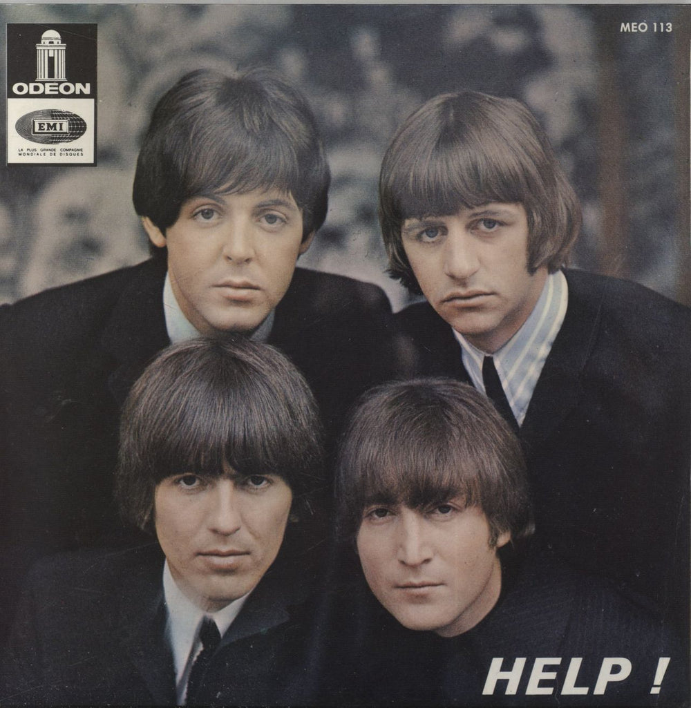 The Beatles Help! EP - 3rd French 7" vinyl single (7 inch record / 45) MEO113