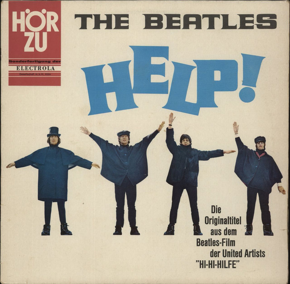 The Beatles Help! German vinyl LP album (LP record) SHZE162