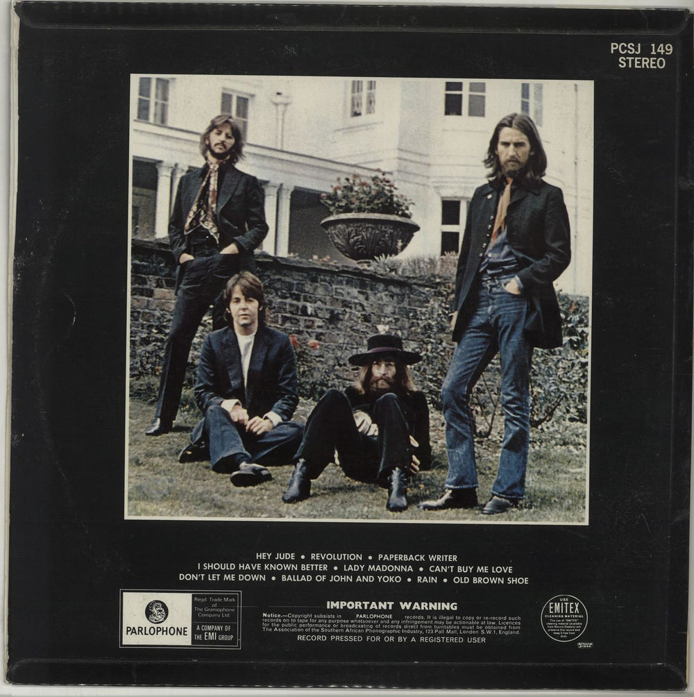 The Beatles Hey Jude South African vinyl LP album (LP record)
