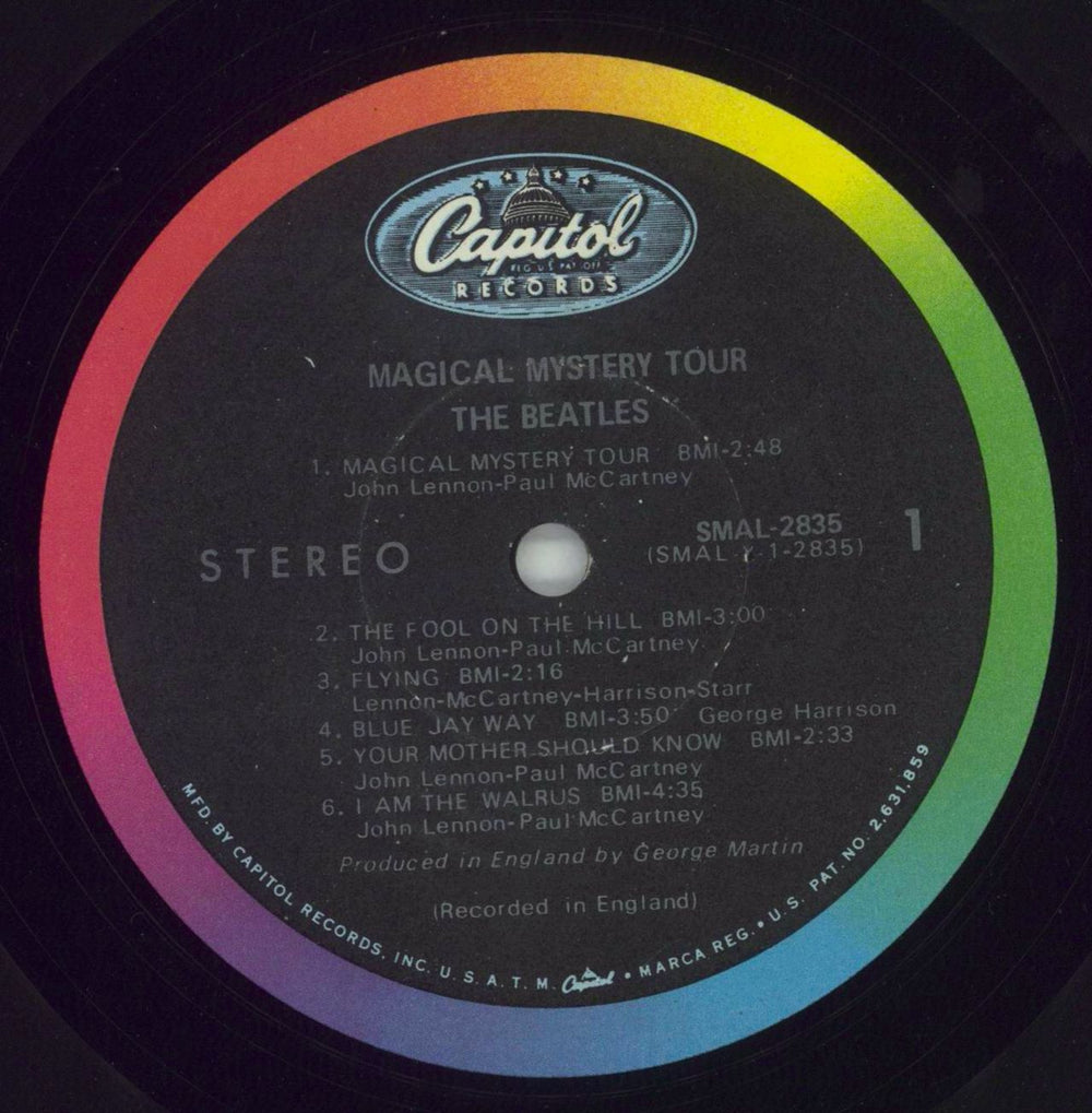 The Beatles Magical Mystery Tour - 1st EX US vinyl LP album (LP record) BTLLPMA860644