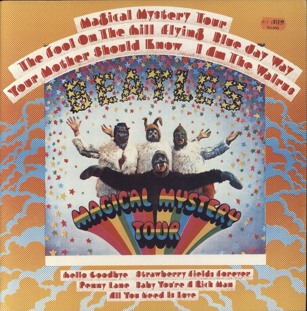 The Beatles Magical Mystery Tour And Other Titles + Booklet Australian vinyl LP album (LP record) PCSO-3077