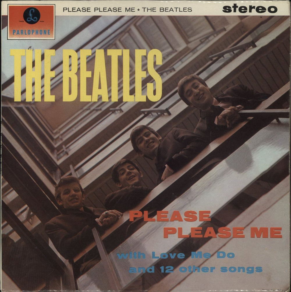 The Beatles Please Please Me - 4th - VG UK vinyl LP album (LP record) PCS3042