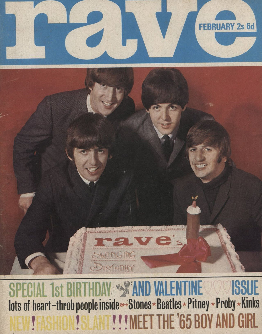 The Beatles Rave No.13 UK magazine