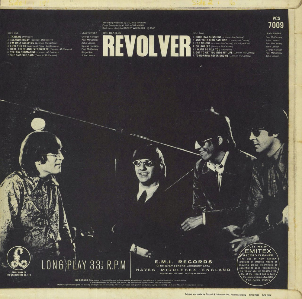 The Beatles Revolver - 2nd - EX UK vinyl LP album (LP record)