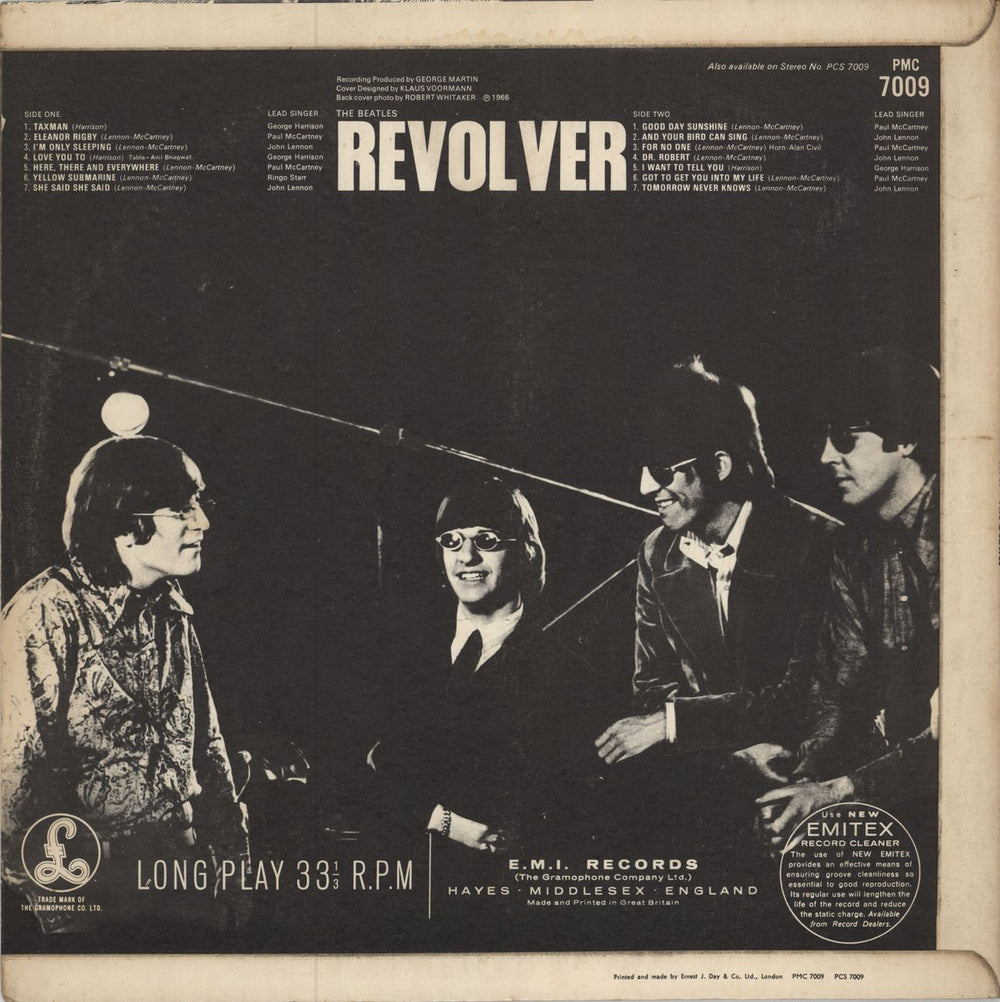 The Beatles Revolver - 2nd - EX UK vinyl LP album (LP record) BTLLPRE298596