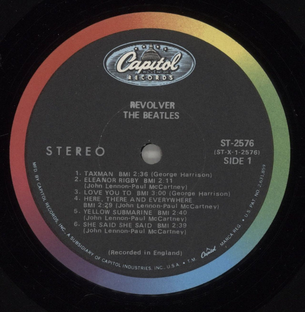 The Beatles Revolver - 2nd - EX US vinyl LP album (LP record) BTLLPRE881589