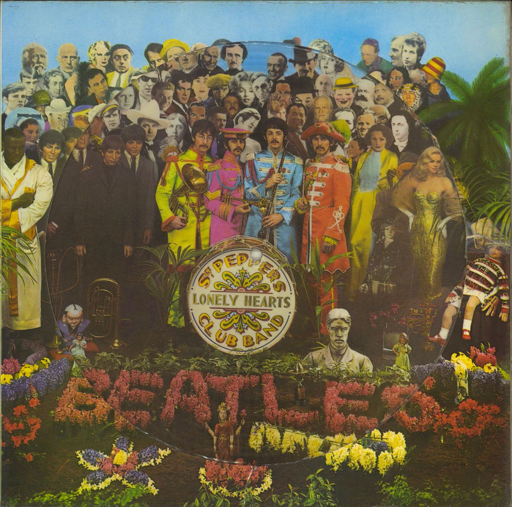 The Beatles Sgt. Pepper's Lonely Hearts Club Band UK picture disc LP (vinyl picture disc album) PHO7027