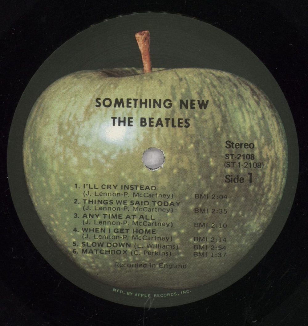 The Beatles Something New - 1st Apple US vinyl LP album (LP record) BTLLPSO212114