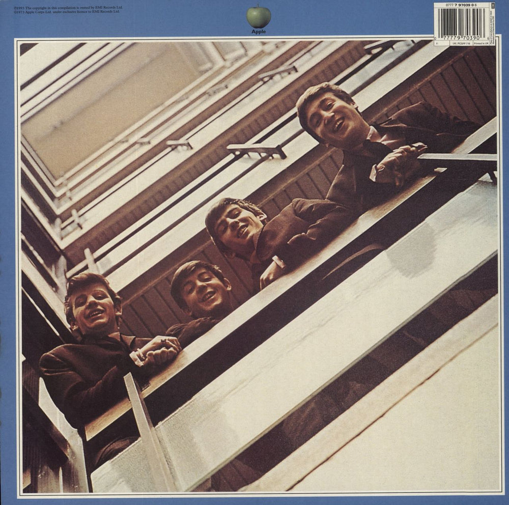 The Beatles The Beatles / 1967-1970: Remastered - Blue Vinyl UK 2-LP vinyl record set (Double LP Album) 077779703906