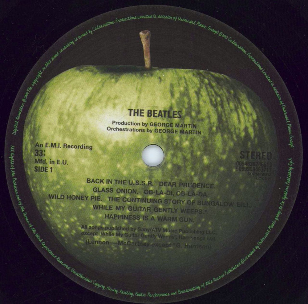 The Beatles The Beatles [White Album] - 180 Gram Vinyl UK 2-LP vinyl record set (Double LP Album) BTL2LTH775396