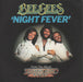 The Bee Gees Night Fever + Sleeve UK 7" vinyl single (7 inch record / 45) RSO002